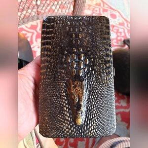 Alligator Embossed (Faux) Wallet Clutch